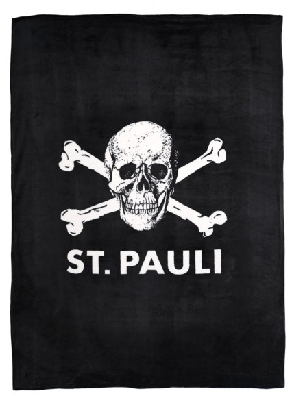 FC St. Pauli - Fleecedecke Totenkopf